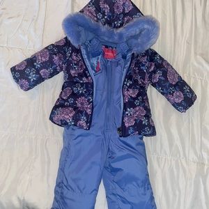 Snow suit for baby girl - 12M